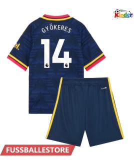 Günstige Arsenal Viktor Gyokeres #14 Auswärts Trikotsatzt Kinder 2026-27 Kurzarm (+ Kurze Hosen)